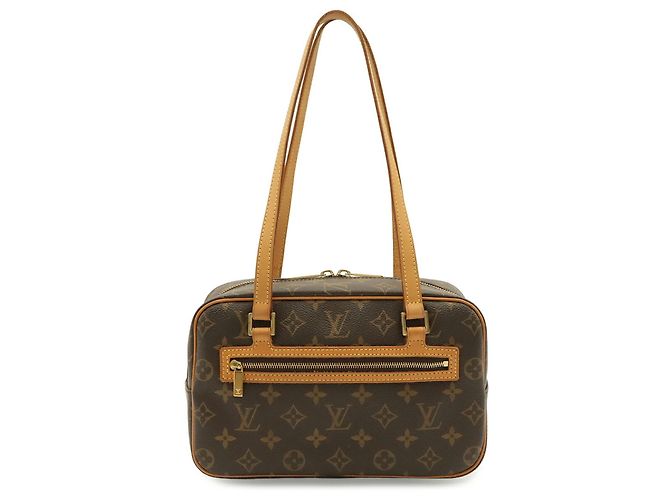 Borsa a Spalla Louis Vuitton Monogram Cite MM Marrone - vista 2
