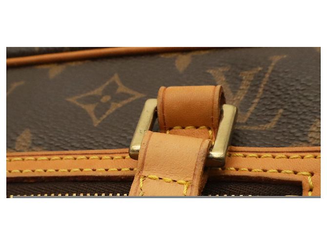 Borsa a Spalla Louis Vuitton Monogram Cite MM Marrone - vista 6