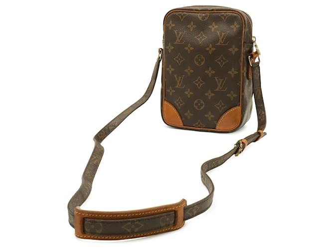 Borsa a tracolla Louis Vuitton Monogram Amazon Pochette Marrone - vista 2