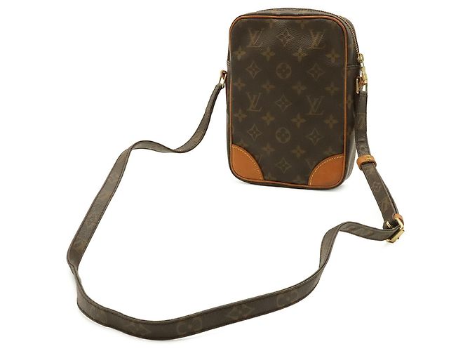 Borsa a Spalla Louis Vuitton Monogram Danube Pochette M45266 Marrone - vista 3