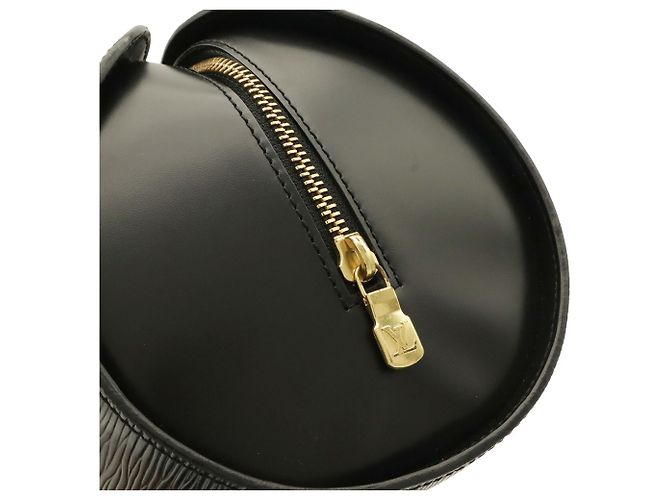 Borsa Louis Vuitton Epi Soufflot Nero - vista 6