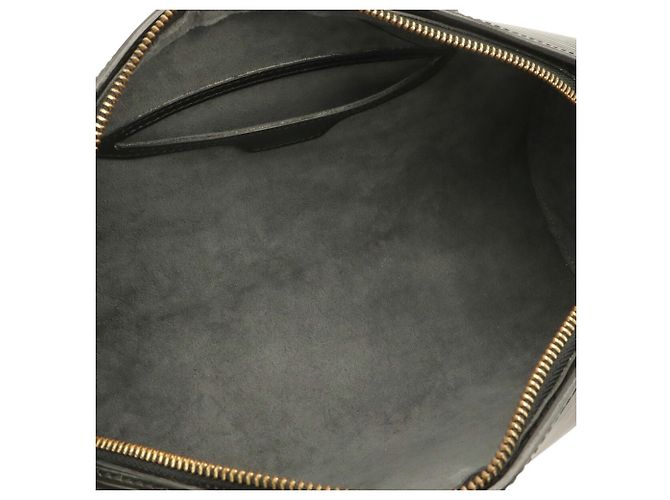 Borsa Louis Vuitton Epi Soufflot Nero - vista 7