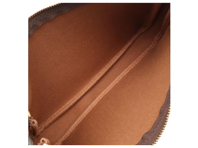 Borsa a mano Pochette Accessoires Monogram Louis Vuitton Marrone - vista 9