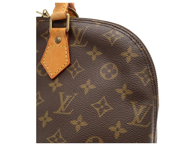 Borsa Louis Vuitton Monogram Alma M51130 Marrone - vista 10