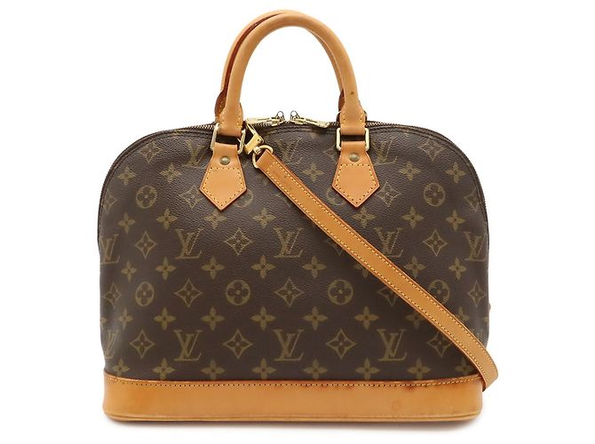 Borsa Louis Vuitton Monogram Alma M51130 Marrone - vista 2