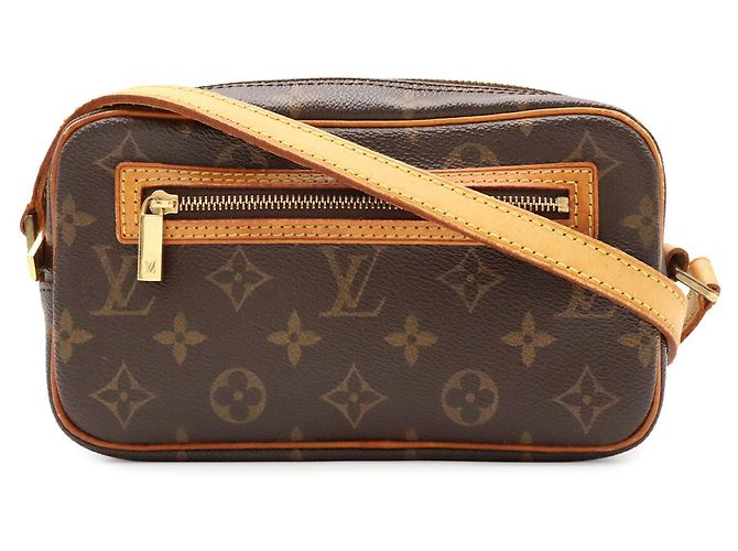 Borsa a tracolla Louis Vuitton Monogram Pochette Cite Marrone - vista 2