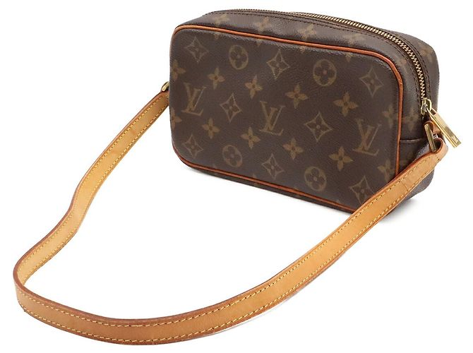 Borsa a tracolla Louis Vuitton Monogram Pochette Cite Marrone - vista 3