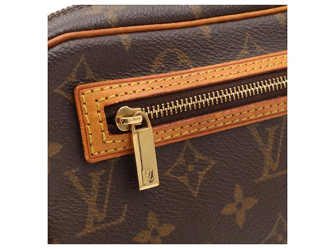 Borsa a tracolla Louis Vuitton Monogram Pochette Cite Marrone - vista 7