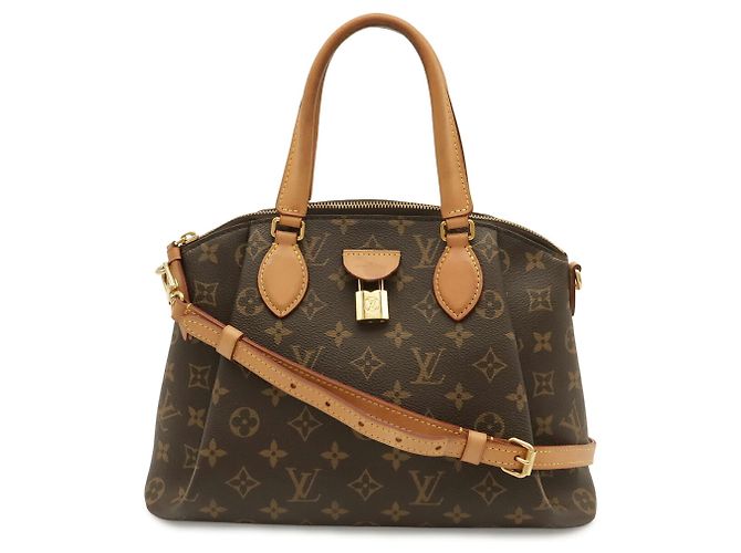 Borsa Louis Vuitton Monogram Rivoli PM Marrone - vista 2