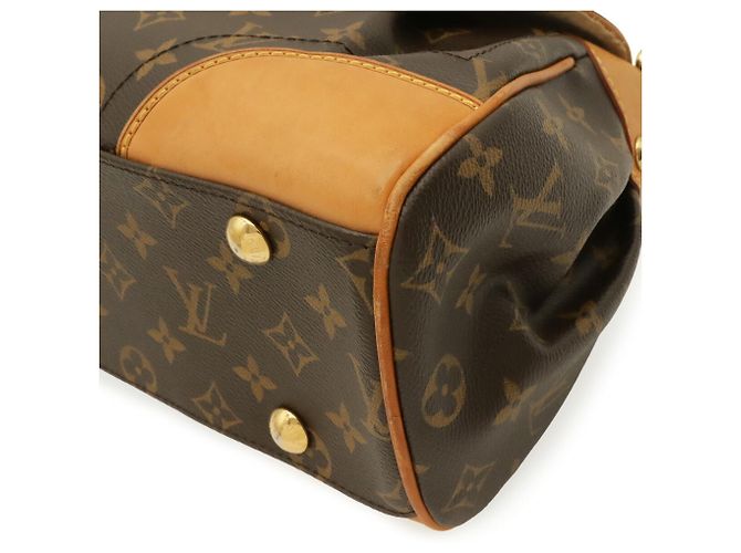 Borsa a Spalla Louis Vuitton Monogram Beverly MM Marrone - vista 4