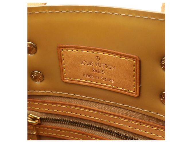 Borsa Louis Vuitton Monogram Vernis Lead PM Nocciola - vista 9