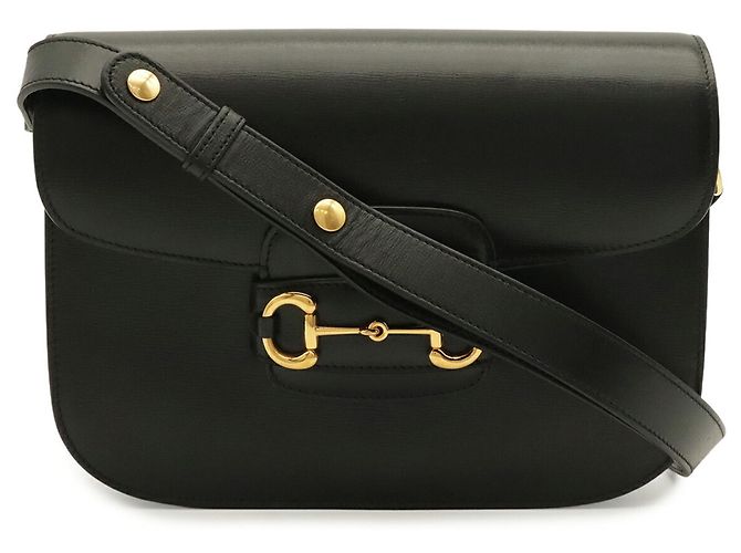 Borsa a tracolla Gucci Horsebit 1955 Pochette Nero - vista 2