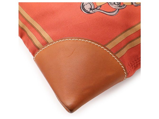 Hermès HERMES Silky City PM Brides de Gala Borsa a Spalla Marrone Multicolore - vista 4