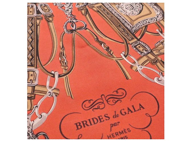 Hermès HERMES Silky City PM Brides de Gala Borsa a Spalla Marrone Multicolore - vista 7