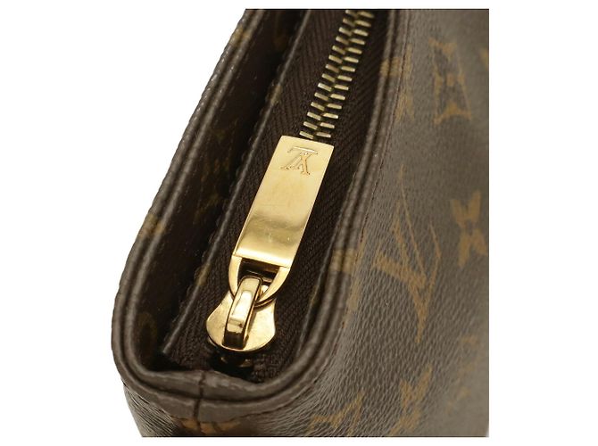 Borsa a Spalla Louis Vuitton Monogram Trotteur Pochette M51240 Marrone - vista 6