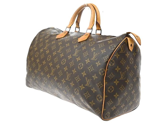 Louis Vuitton Speedy Monogram Canvas 40 Marrone - vista 3