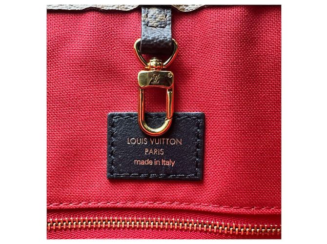 Borsa Louis Vuitton Monogram Reverse OnTheGo GM Marrone Monogramma - vista 12