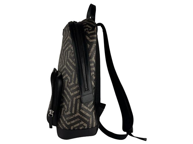 Zaino Gucci Geometric Kaleido Marrone Nero - vista 2