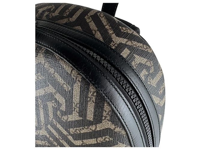 Zaino Gucci Geometric Kaleido Marrone Nero - vista 6