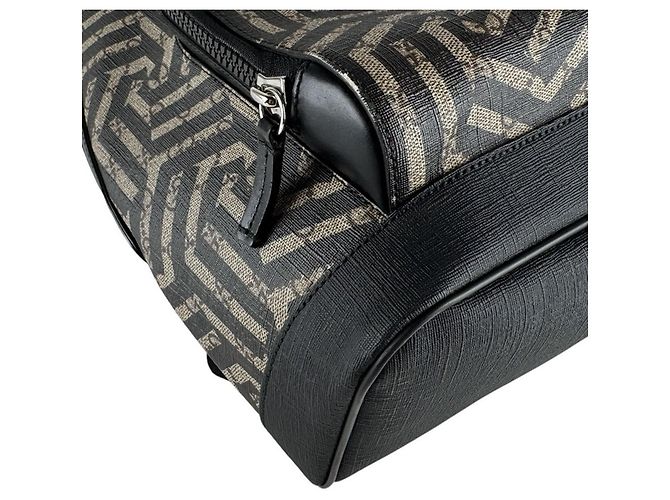Zaino Gucci Geometric Kaleido Marrone Nero - vista 9
