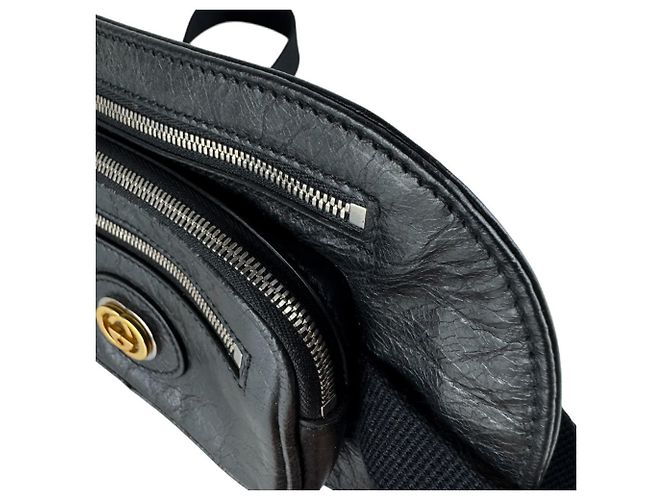 Marsupio Gucci in pelle nera Nero - vista 6