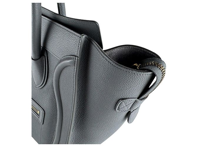 Céline Borsa Celine Luggage Mini Shopper Marrone - vista 6