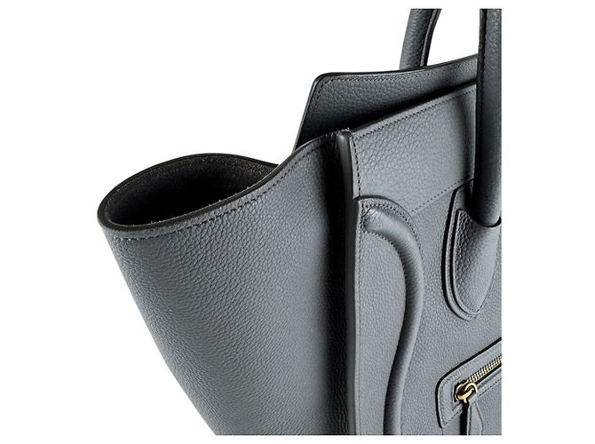 Céline Borsa Celine Luggage Mini Shopper Marrone - vista 7
