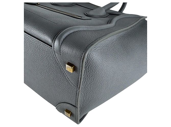 Céline Borsa Celine Luggage Mini Shopper Marrone - vista 8