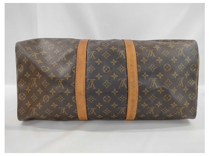 Louis Vuitton Keepall Monogram Canvas 50 Marrone - vista 3
