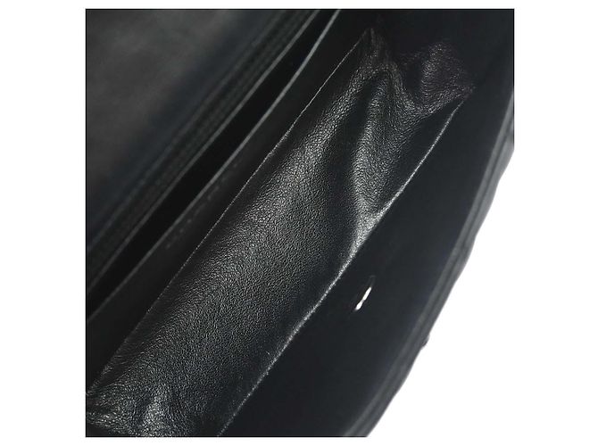 Chanel Classic Single Flap gestepptes Lammleder Mini Schwarz - Ansicht 3