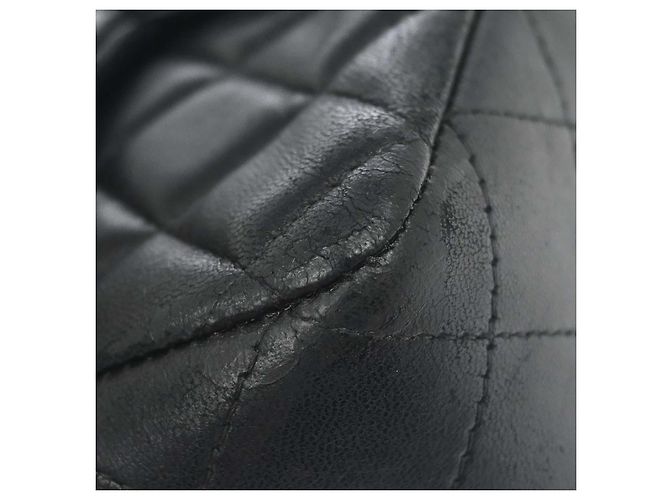 Chanel Classic Single Flap gestepptes Lammleder Mini Schwarz - Ansicht 6