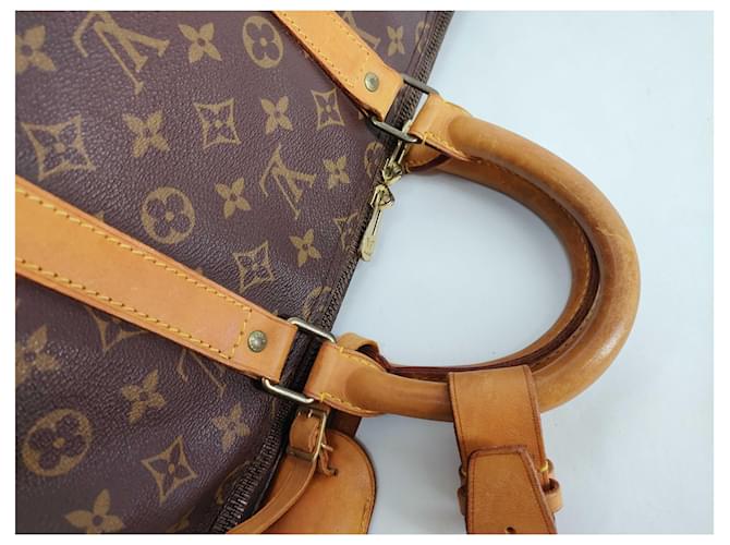 Louis Vuitton Keepall Monogram Canvas 55 Marrone - vista 3