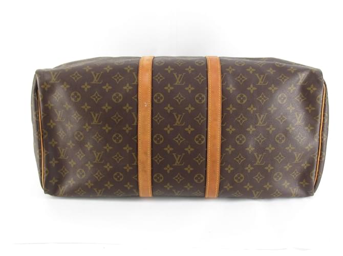 Louis Vuitton Keepall Monogram Canvas 55 Marrone - vista 7
