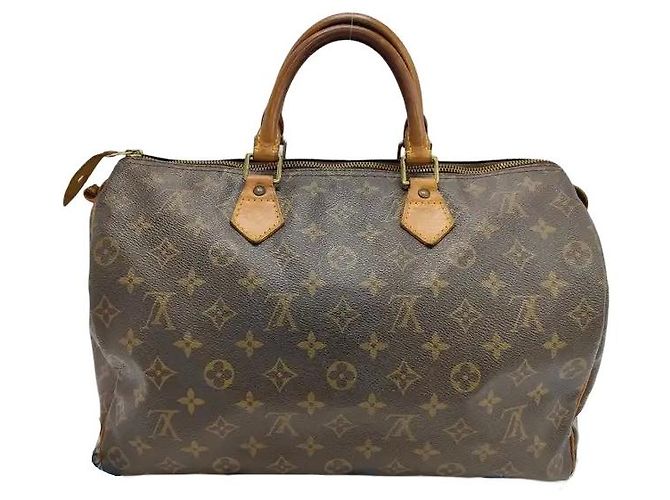 Louis Vuitton Speedy Monogram 35 Marrone - vista 2