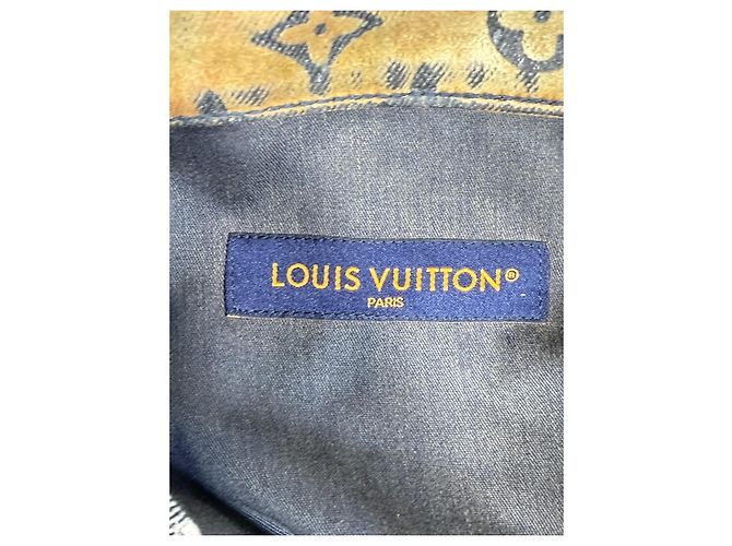 Pantalones Louis Vuitton Bleach Denim Pre-Collection SS2024 Talla 30 Azul oscuro Monograma - vista 11