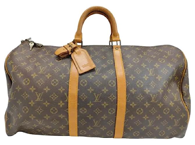 Louis Vuitton Keepall Monogram Canvas 55 Marrone - vista 2