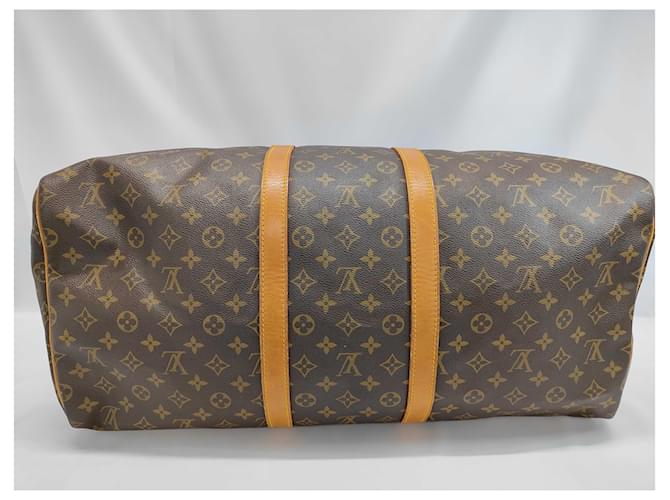 Louis Vuitton Keepall Monogram Canvas 55 Marrone - vista 4