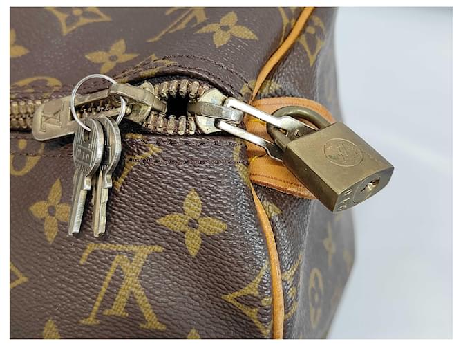 Louis Vuitton Keepall Monogram Canvas 55 Marrone - vista 7