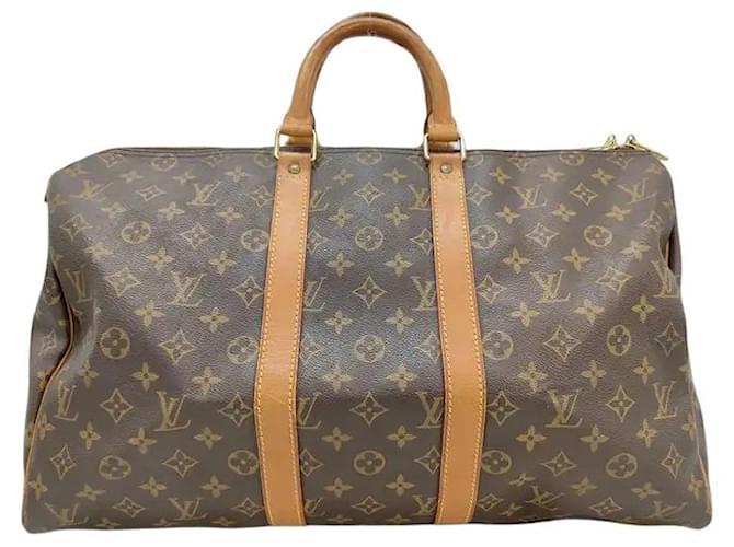 Louis Vuitton Keepall Monogram 45 Marrone - vista 2