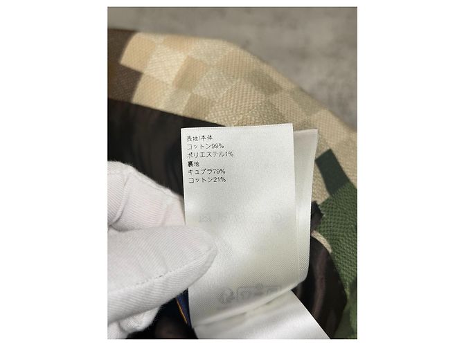 Blazer Tailored Damoflage Louis Vuitton Show SS2024 Taille 48 Marrone Nero Beige Verde - vista 10