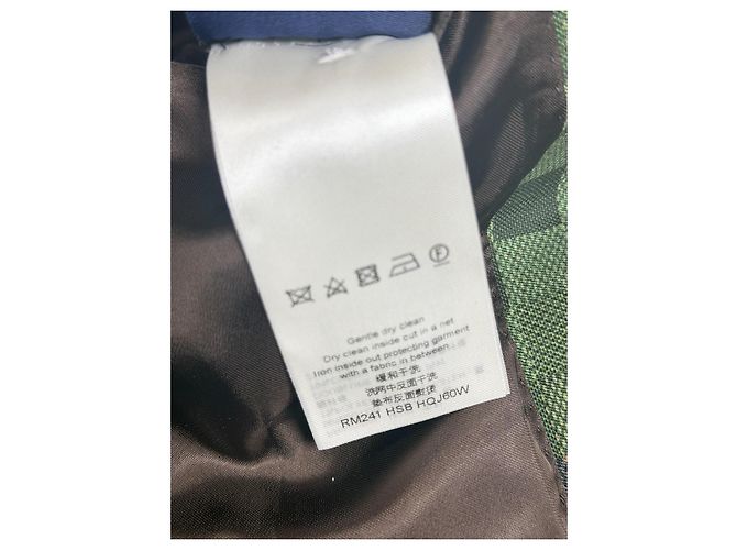 Blazer Tailored Damoflage Louis Vuitton Show SS2024 Taille 48 Marrone Nero Beige Verde - vista 14