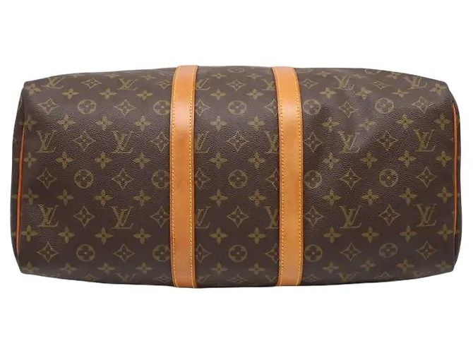 Louis Vuitton Keepall Monogram 45 Marrone - vista 3