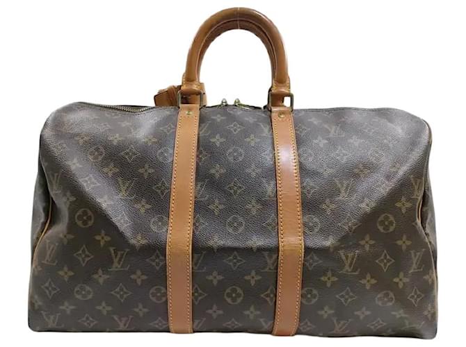 Louis Vuitton Keepall Monogram Canvas 45 Marrone - vista 2