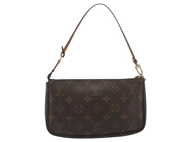 Louis Vuitton Pochette Accessoires Monogram Large Marrone - vista 2