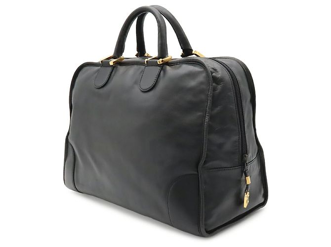 Borsa Loewe Amazona 40 Anagram Nero - vista 3