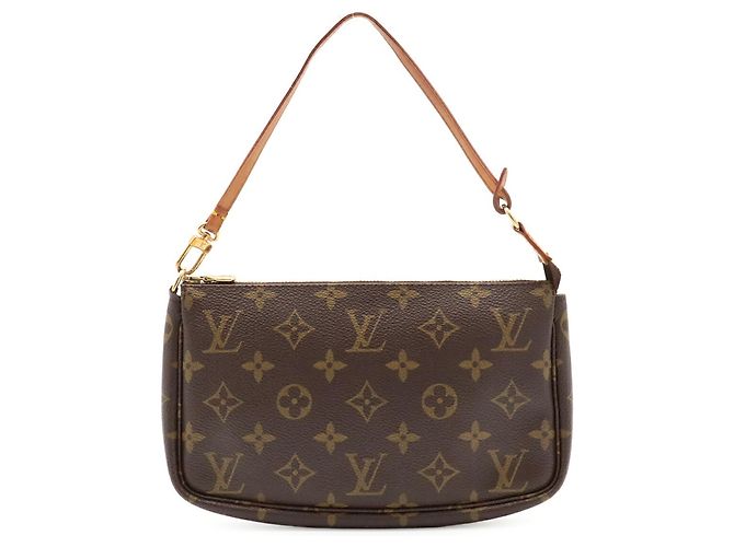 Borsa pochette Louis Vuitton Monogram Pochette Accessoires Marrone - vista 2