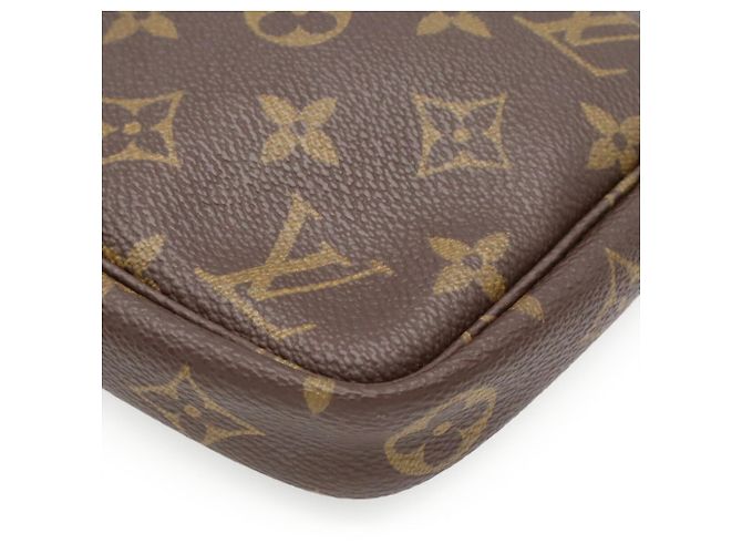 Borsa pochette Louis Vuitton Monogram Pochette Accessoires Marrone - vista 4