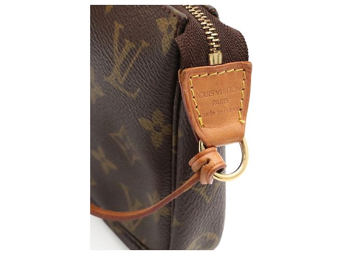 Borsa pochette Louis Vuitton Monogram Pochette Accessoires Marrone - vista 8
