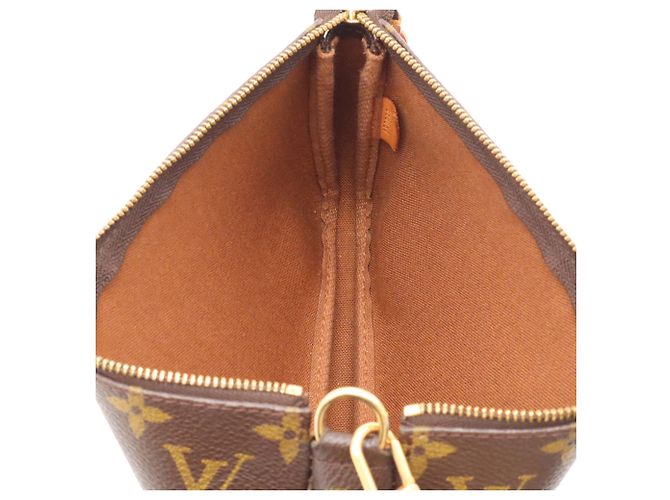 Borsa pochette Louis Vuitton Monogram Pochette Accessoires Marrone - vista 9