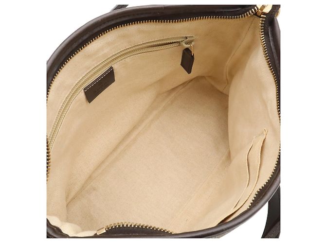 Borsa Tote Gucci GG Supreme Plus Beige Marrone scuro - vista 9